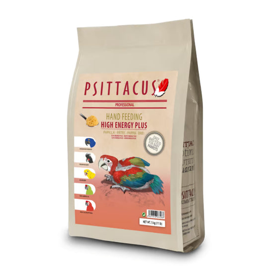 Psittacus High Energy Plus Hand Feeding 5kg – Premium Formula for Hand-Rearing Baby Parrots