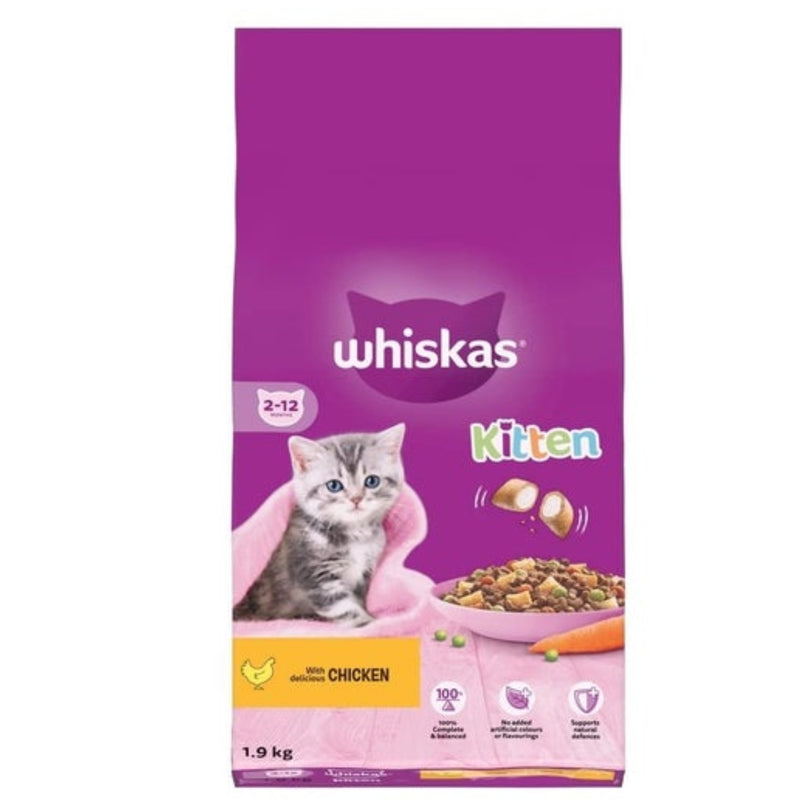 Load image into Gallery viewer, Whiskas Dry Kitten Food Chicken
