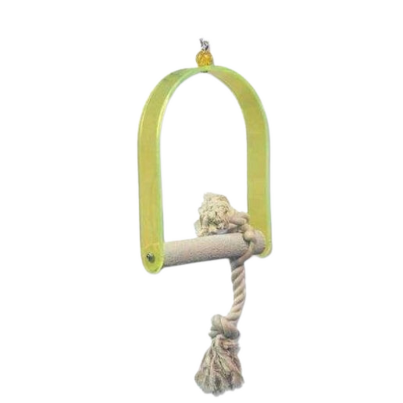 Load image into Gallery viewer, Sturdy Concrete & Plastic Bird Swing for Active Birds