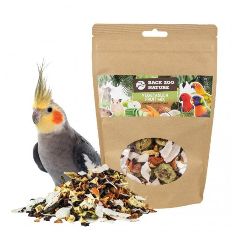 Load image into Gallery viewer, Back Zoo Nature vegetable and fruit mix 100g natural bird food