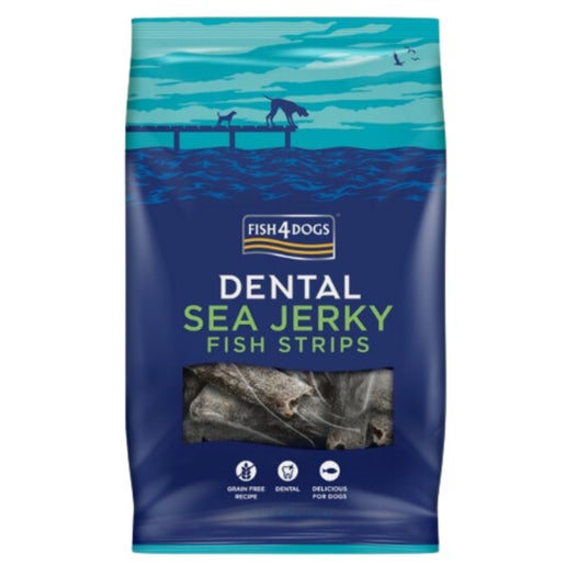 Load image into Gallery viewer, Fish4Dogs Dental Sea Jerky Strips