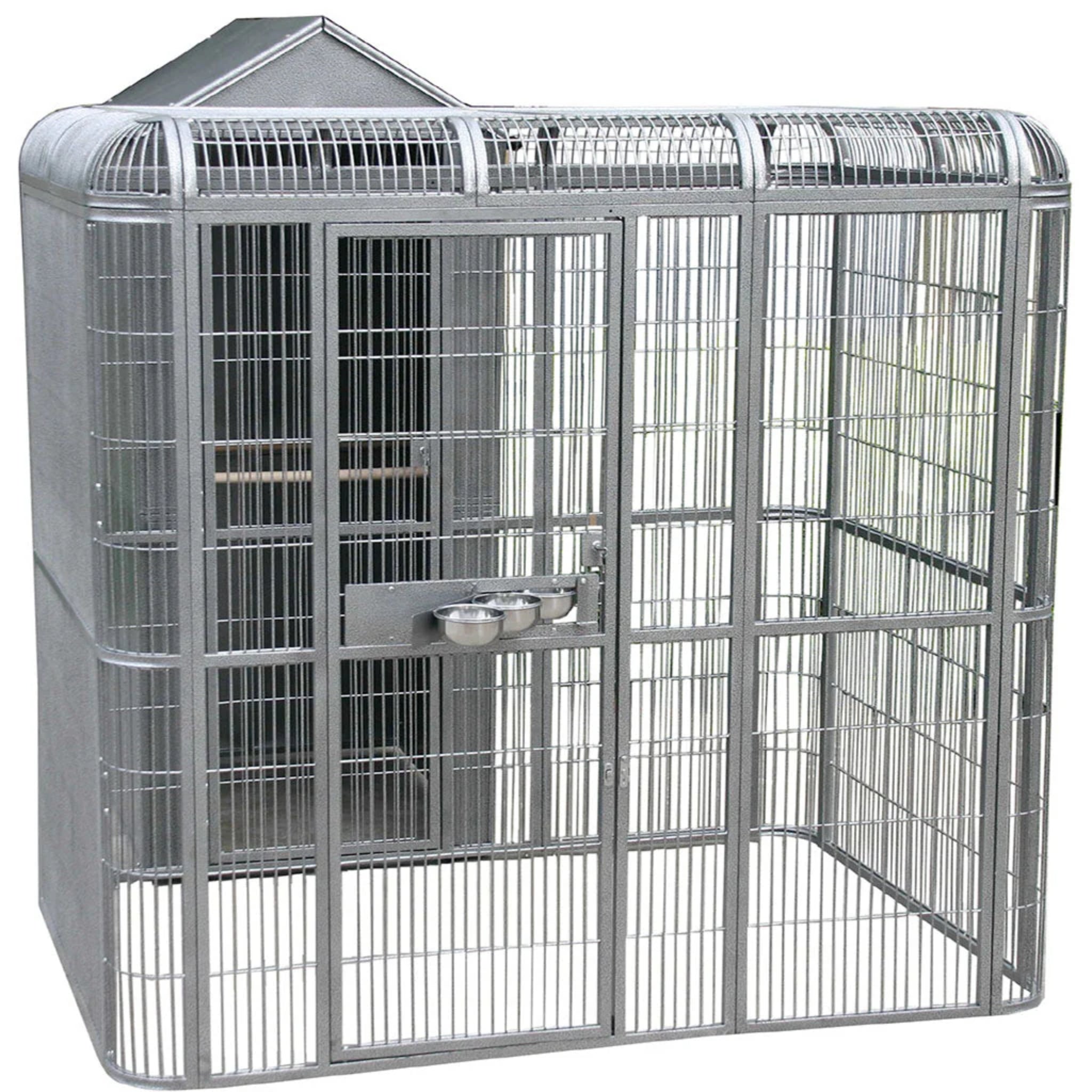 Picture of Parrot Aviary with House – Spacious Aviary for Medium and Large Birds ...