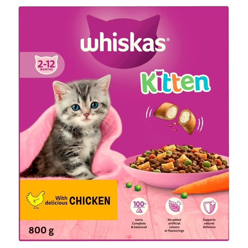 Load image into Gallery viewer, Whiskas Dry Kitten Food Chicken