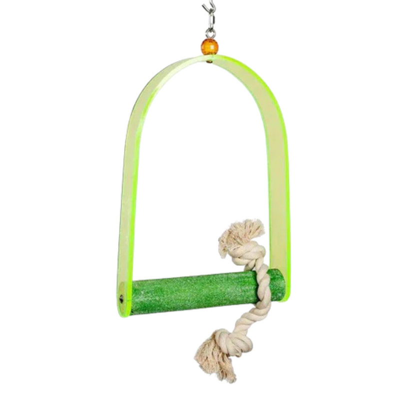 Load image into Gallery viewer, Sturdy Concrete & Plastic Bird Swing for Active Birds