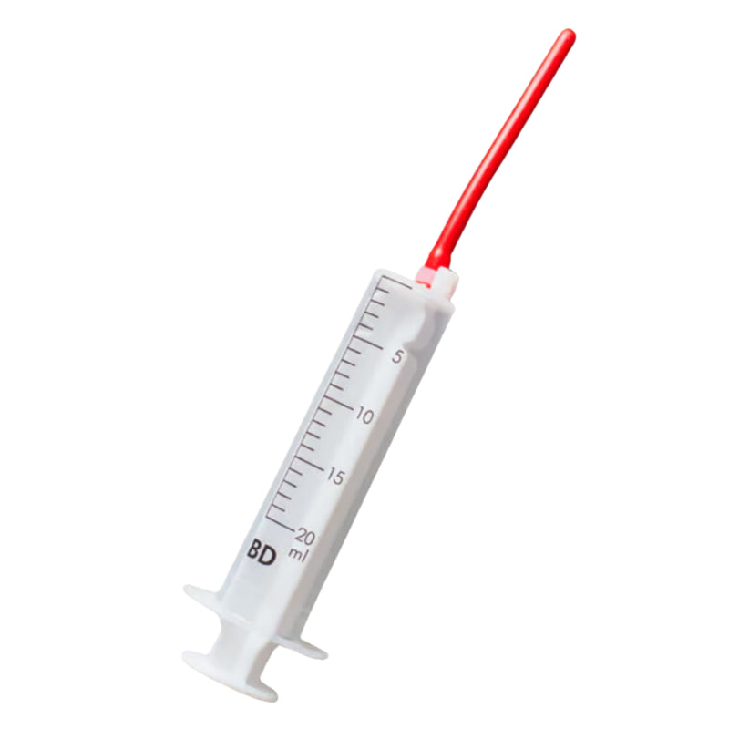 Load image into Gallery viewer, Psittacus Long Red Soft Tube 20ml - Soft rounded edge, Durable long lasting material, supports feeding by hand rearing young parrot chicks