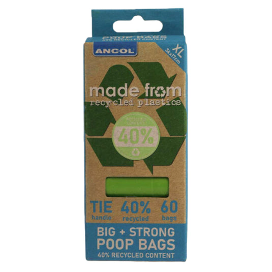 Ancol Degradable Poo Bags x60 – eco-friendly dog waste bags