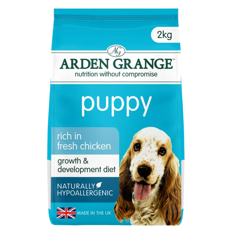 Load image into Gallery viewer, Arden Grange Puppy & Junior Dry Dog Food – High-Quality Chicken, Rich in Protein for Healthy Growth, Hypoallergenic, Wheat & Gluten-Free, Supports Immune & Digestive Health, Complete Puppy Nutrition.