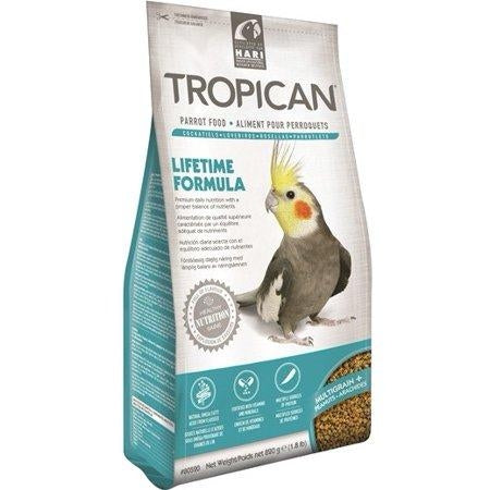 Hagen Tropican 2mm Granules Lifetime Formula Small Parrot Food