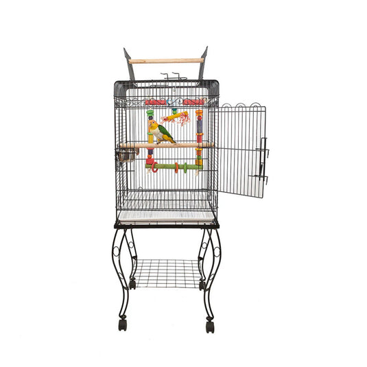 Gama Parrot Cage – spacious, secure, and durable enclosure for parrots.