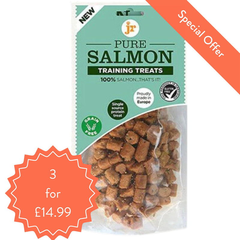 Load image into Gallery viewer, JR Salmon Training Treats 85g
