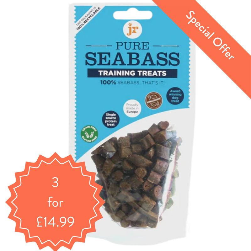 Load image into Gallery viewer, JR Seabass Training Treats 85g
