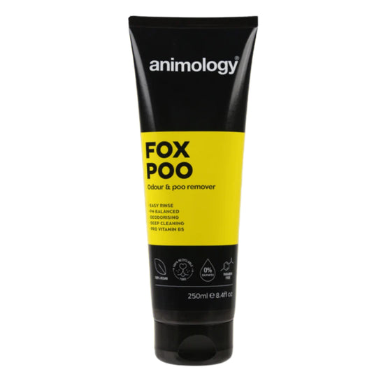 Fox Poo Dog Shampoo 250ml – Powerful Odour Removal for Fresh, Clean Coats