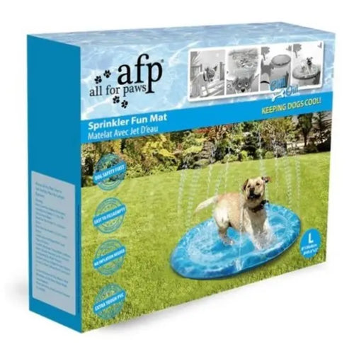 All For Paws Large Sprinkler Fun Mat for Dogs – Outdoor Cooling Splash Pad