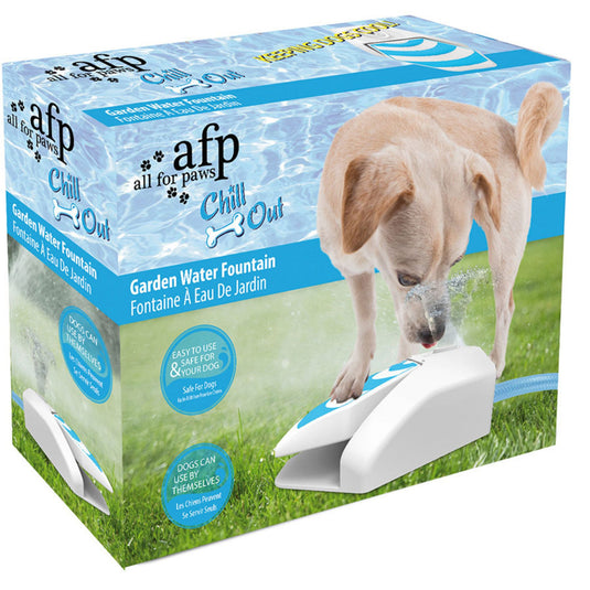 All For Paws Outdoor Garden Water Fountain for Dogs