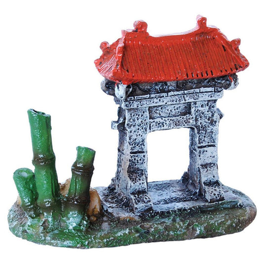 Aqua Spectra Gate with Bamboo Aquarium Ornament