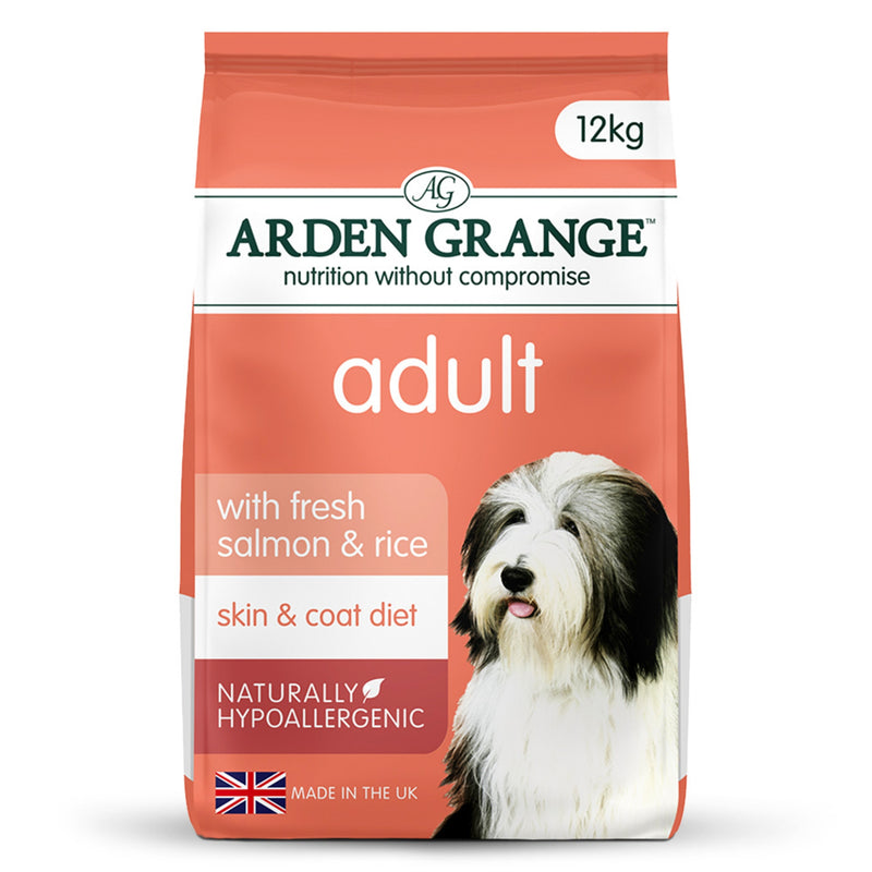 Load image into Gallery viewer, Arden Grange Adult Dog Dry Food – Salmon &amp; Rice, Hypoallergenic Complete Nutrition

