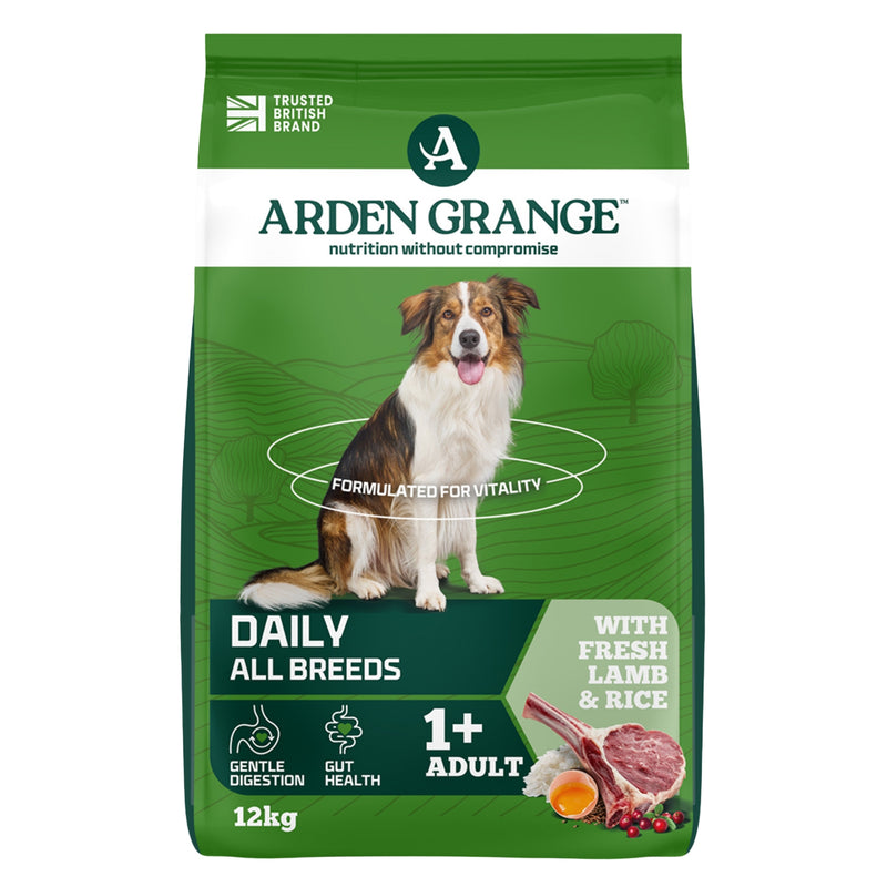 Load image into Gallery viewer, Arden Grange Adult Dog Dry Food – Lamb &amp; Rice, Complete Hypoallergenic Nutrition
