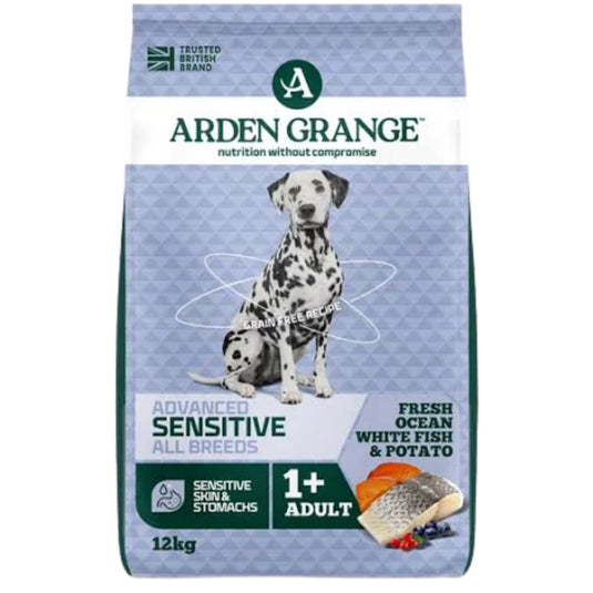 Arden Grange Sensitive Adult Dry Dog Food - Ocean White Fish & potato