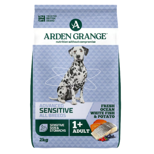 Arden Grange Sensitive Adult Dry Dog Food - Ocean White Fish & potato