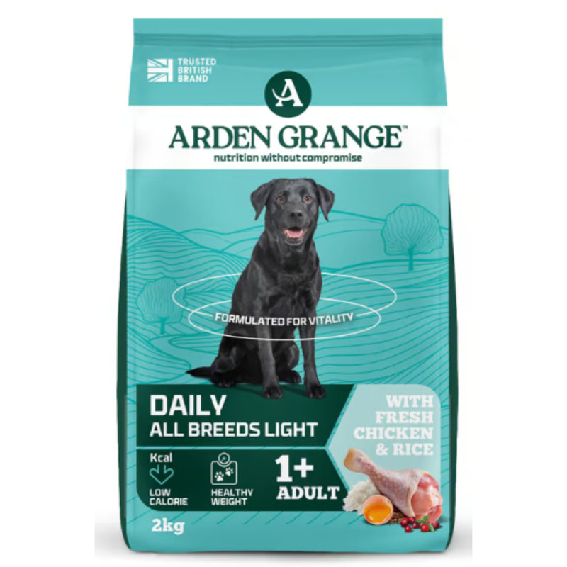 Load image into Gallery viewer, Arden Grange Light Adult Dry Dog Food – Chicken &amp; Rice, Weight Control &amp; Hypoallergenic

