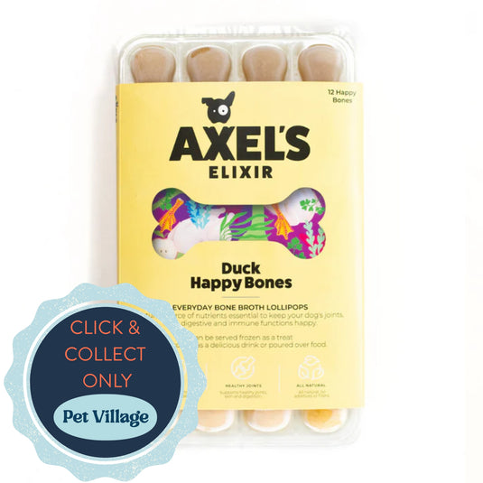 Axel's Elixir Duck Happy Bones Frozen Broth Dog Treat 12x20g