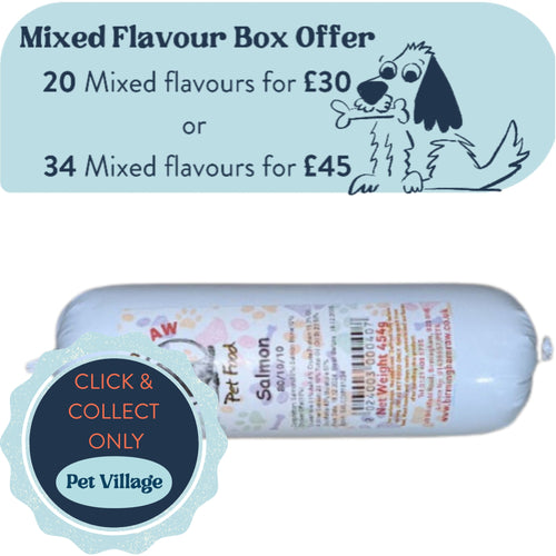 Birmingham Raw Salmon 454g | High-Protein, Grain-Free Raw Dog Food