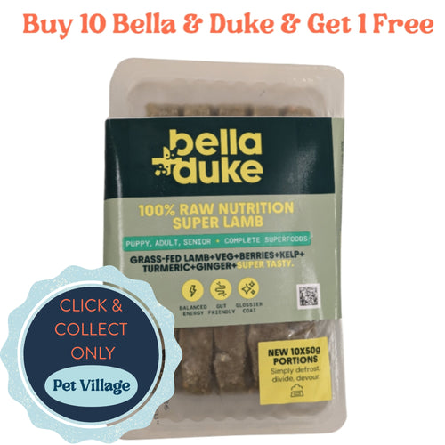 Bella & Duke Super Lamb  – High-Protein, Grain-Free Premium 100% Raw Nutrition Dog Food