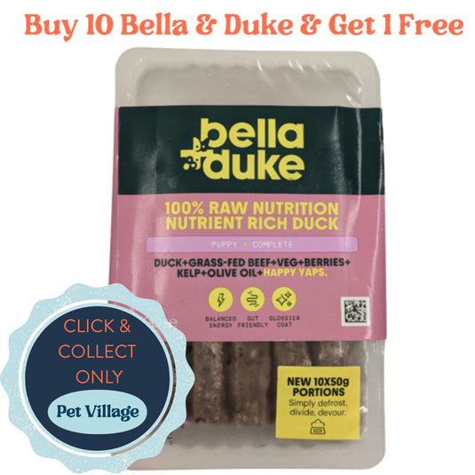 Bella & Duke Rich Duck  – High-Protein, Grain-Free Premium 100% Raw Puppy Food