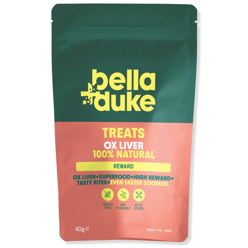 Bella & Duke Ox Liver 100% Natural treats for Dogs 40g