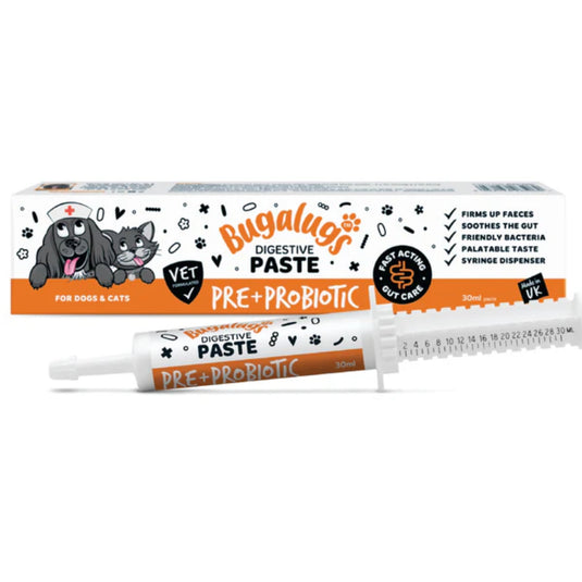 Bugalugs Pre & Probiotic Digestive Paste for Dogs & Cats