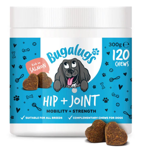 Bugalugs Hip + Joint Supplement Chews x120