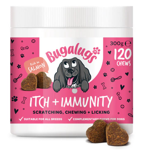 Bugalugs Itch + Immunity Supplement Chews x120
