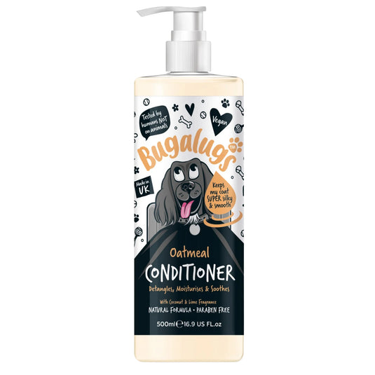Bugalugs Dog Conditioner with Oatmeal gentle coat care for dogs