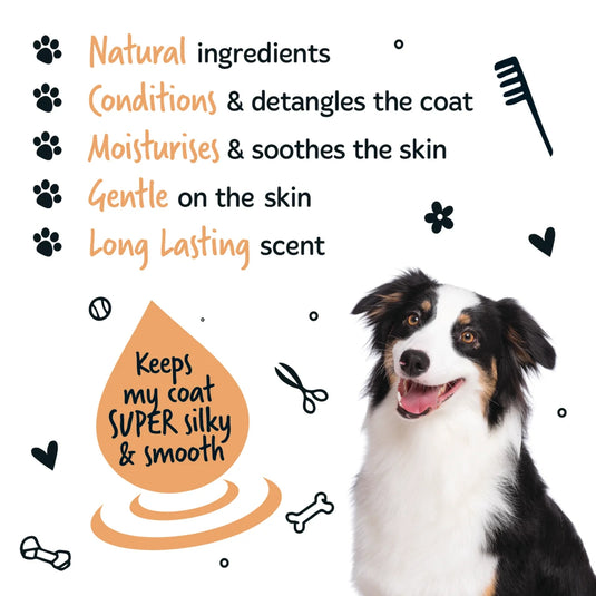 Bugalugs Dog Conditioner with Oatmeal – Gentle Coat Care for Dogs