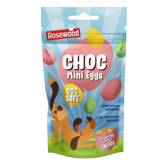 Rosewood Dog Mini Eggs 150g dog safe chocolate flavoured dog treats