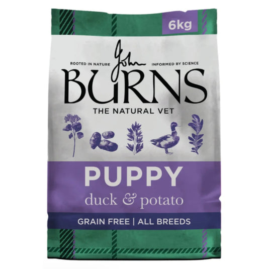 Burns Natural Puppy & Junior Grain Free - Duck & Potato - 6kg