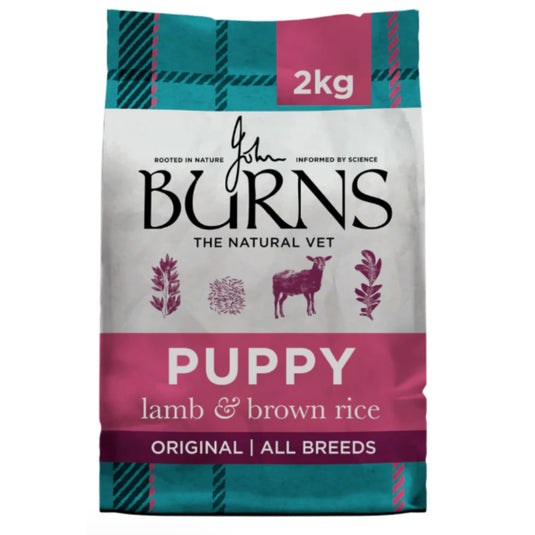 Burns Puppy Lamb Dry Dog Food 2kg – Complete Nutrition for Puppies