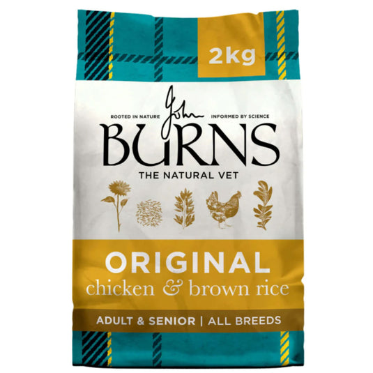 Burns Natural Adult/Senior Dry Dog Food - Original Chicken & Brown Rice