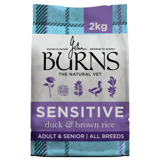 Burns Natural Adult/Senior Dry Dog Food - Sensitive Duck & Brown Rice