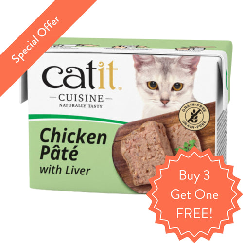 Catit Chicken with Liver Pâté 95g