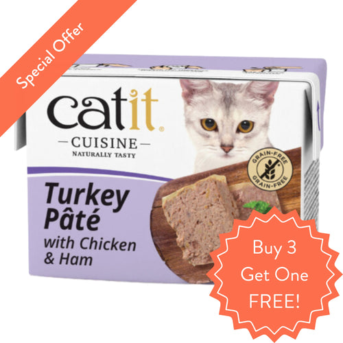 Catit Turkey with Chicken & Ham Pâté 95g