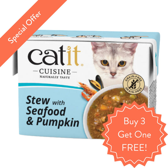 Catit Stew with Seafood & Pumpkin 95g