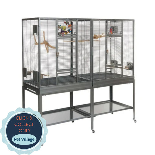 Double Flight Cage