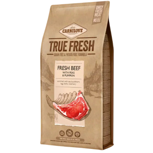 Carnilove True Fresh Beef Dog Food 1.4kg grain-free adult dry dog food high protein natural