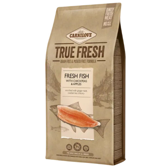 Carnilove True Fresh Fish Dog Food 1.4kg grain-free natural adult dry food with fresh fish