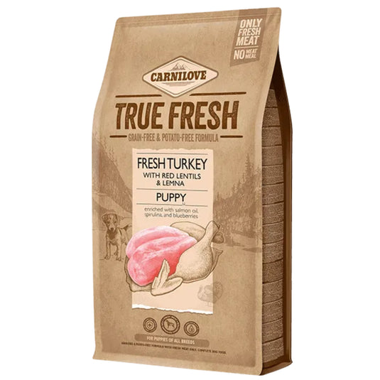 Carnilove True Fresh Turkey Puppy Food 1.4kg grain-free dry food for healthy puppy growth