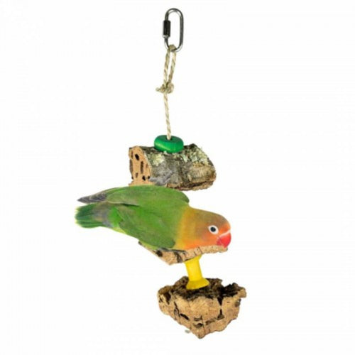 Back Zoo Nature Corky Toy X‑Small – small cork and wood demolition garland for small parrots