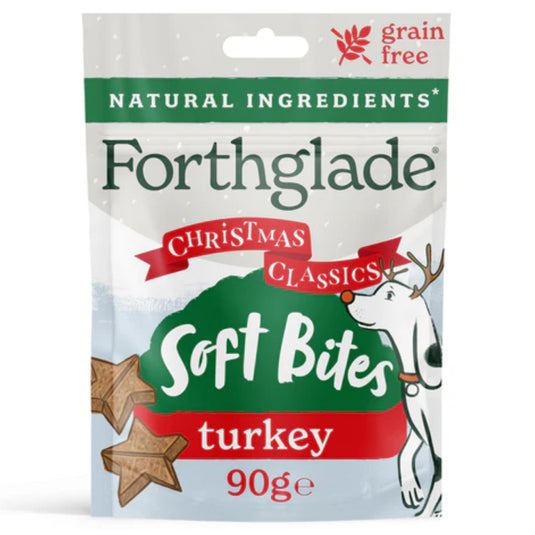 Forthglade Turkey & Cranberry Soft Bites Dog Treats 90g