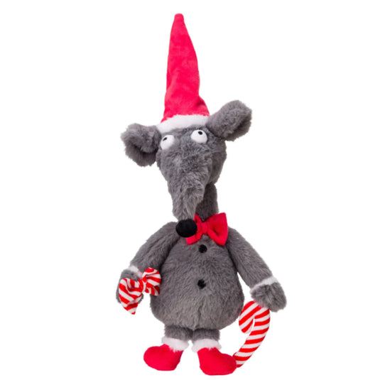 House of Paws Christmas Rat Toy