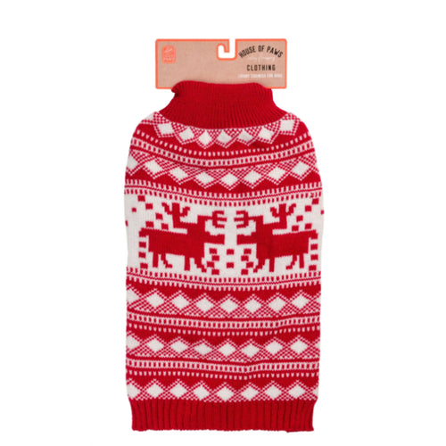 House Of Paws Rudolph Polo Knit